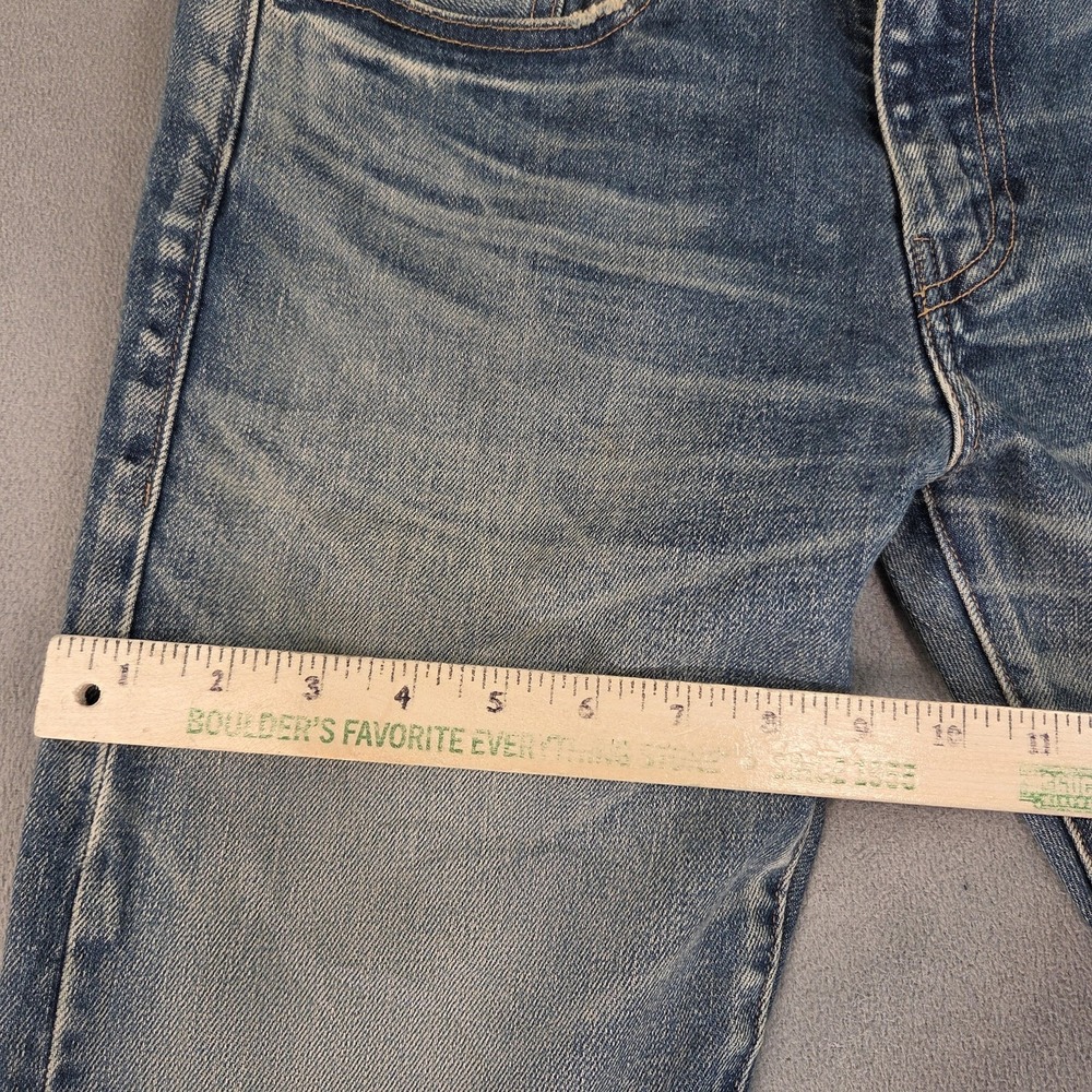 Levi's Made & Crafted 502 Jeans Mens 28x32 Blue Denim Tapered Fit Made in Japan - Picture 11 of 12